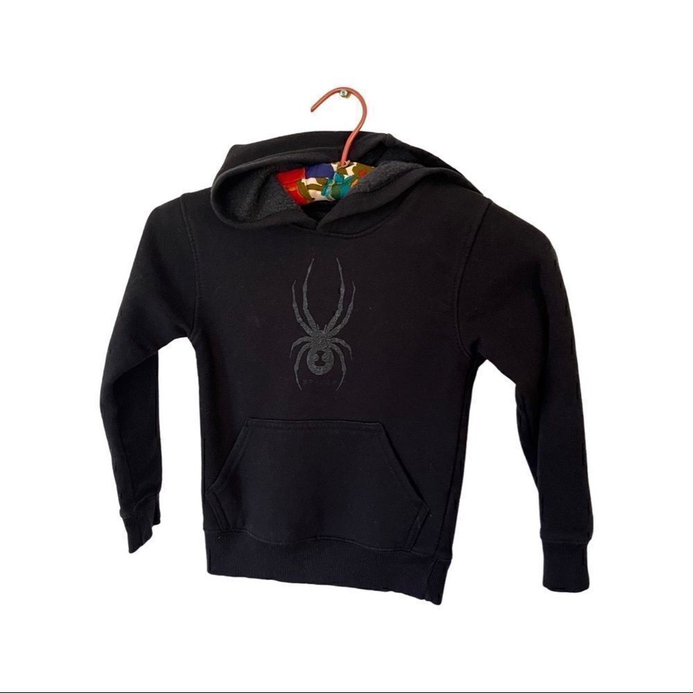 Spyder | boys black hoodie | small